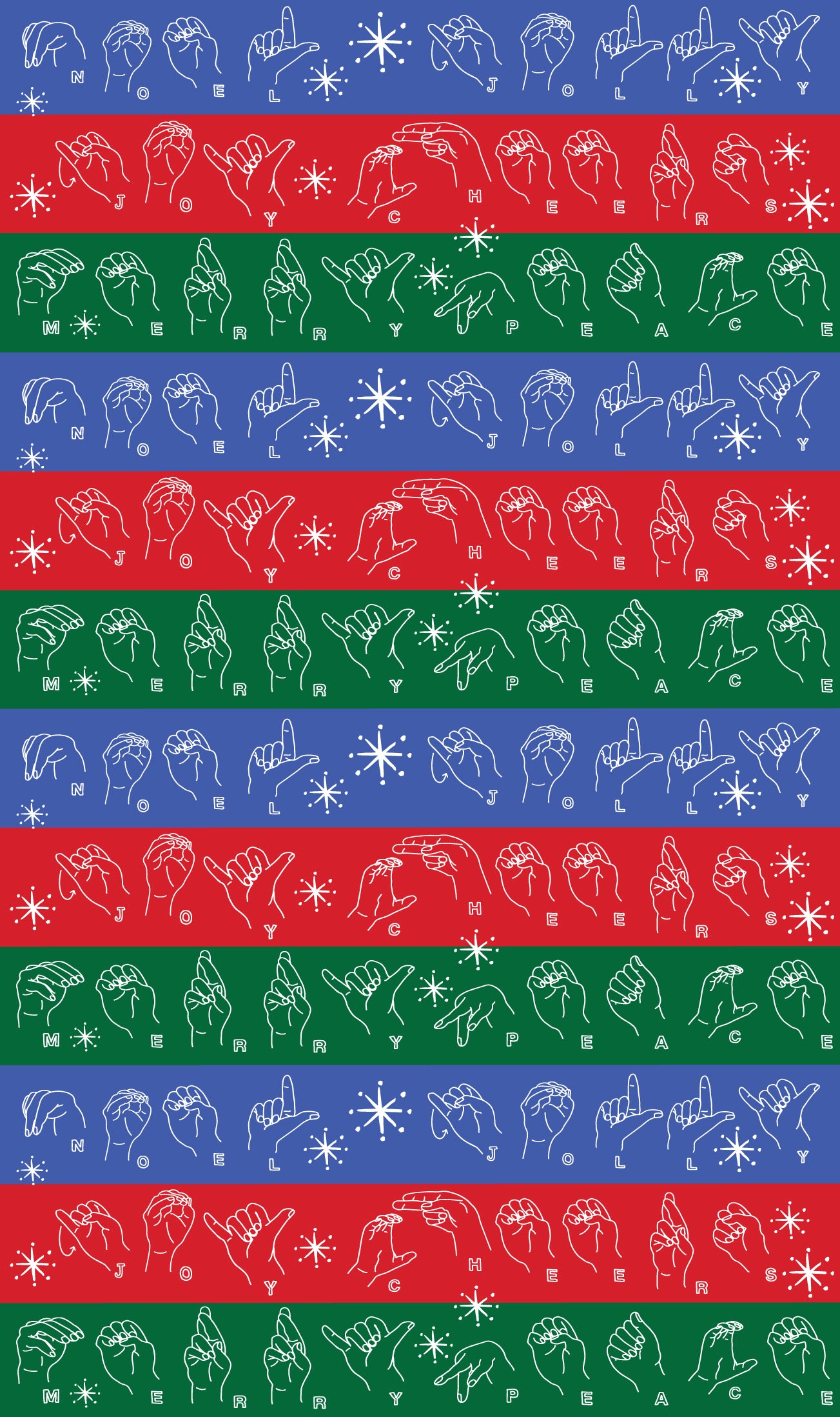 Signs of the Seasons (double-sided) Sign Language ASL