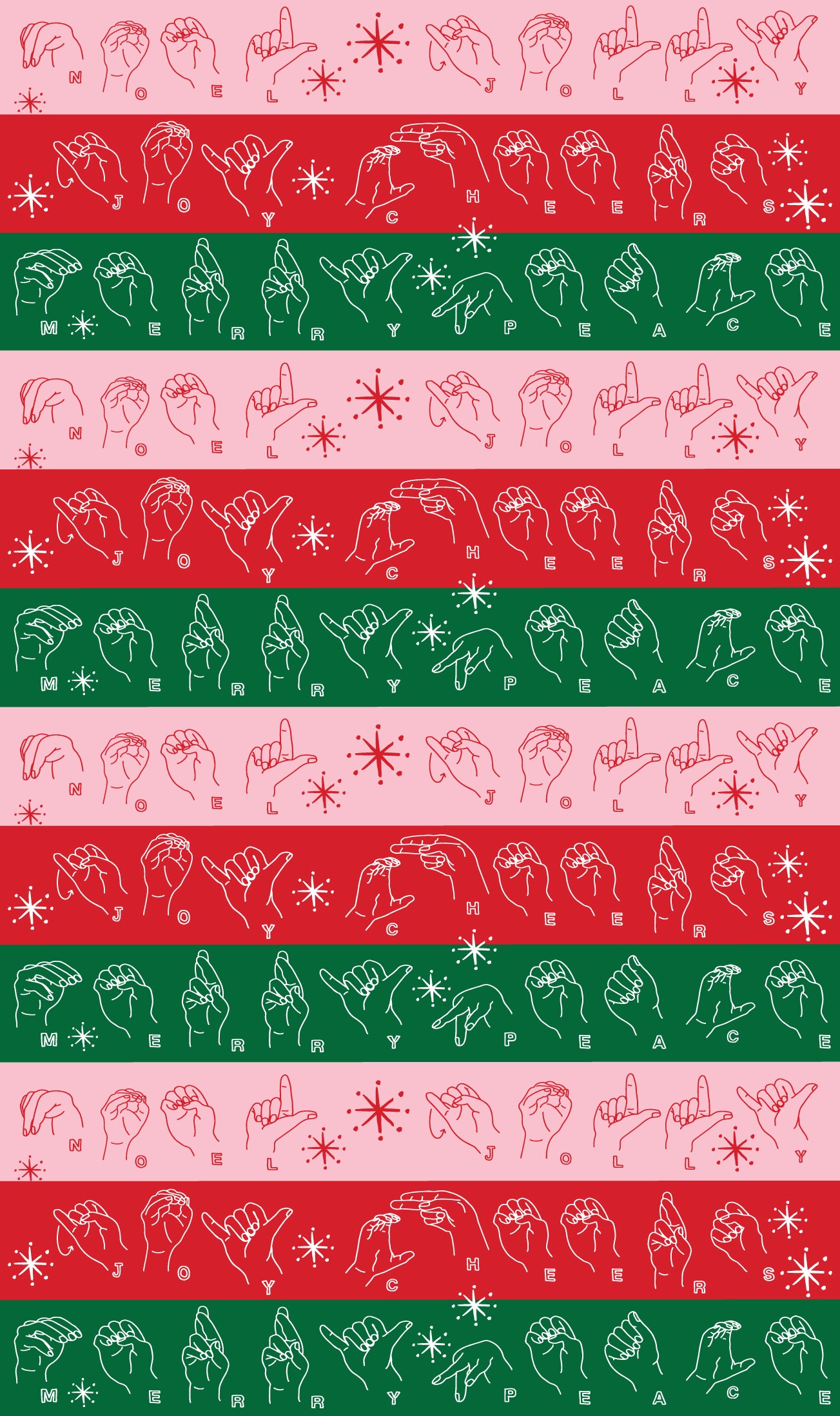 Signs of the Seasons (double-sided) Sign Language ASL